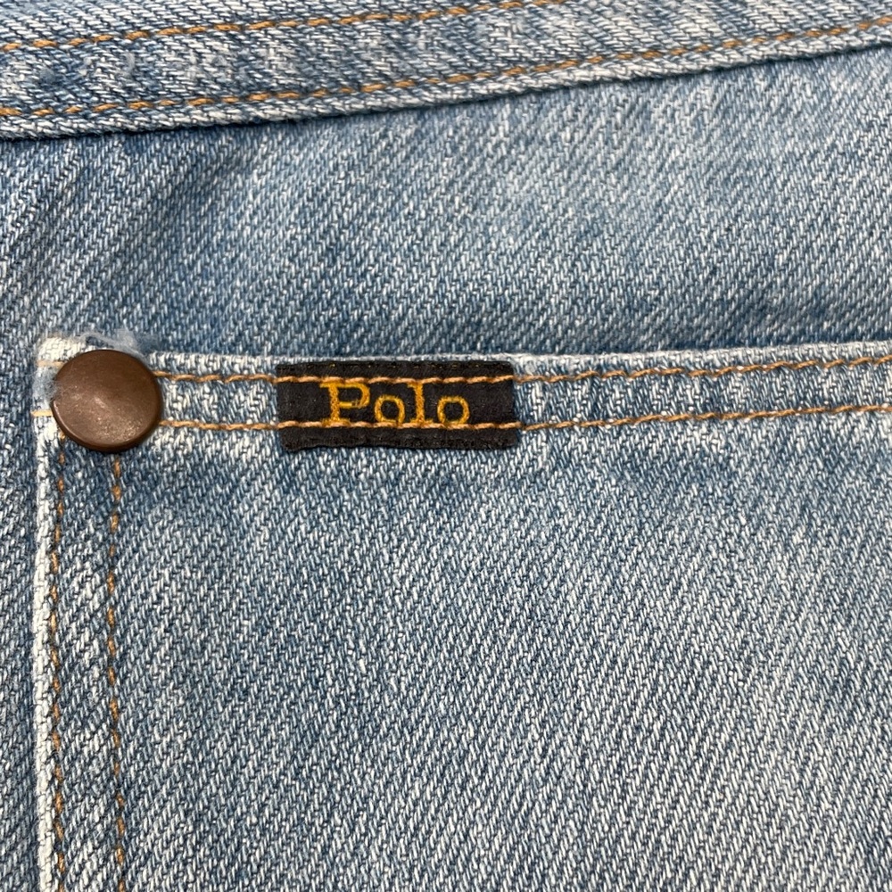 Polo Ralph Lauren Denim Belted Mini Skirt - Picture 10 of 11